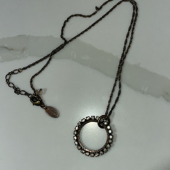 LIZ PALACIOS HALO SWAROVSKY NECKLACE. - Picture 6 of 10